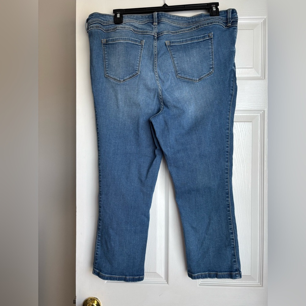 Torrid Light Blue Straight Leg Jeans - Picture 2 of 2